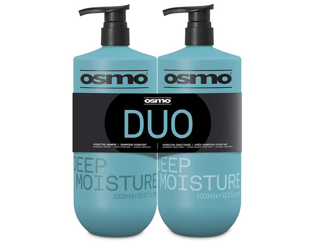 Osmo Deep Moisture Hydrating Shampoo & Conditioner Twin 2 x 1000ml