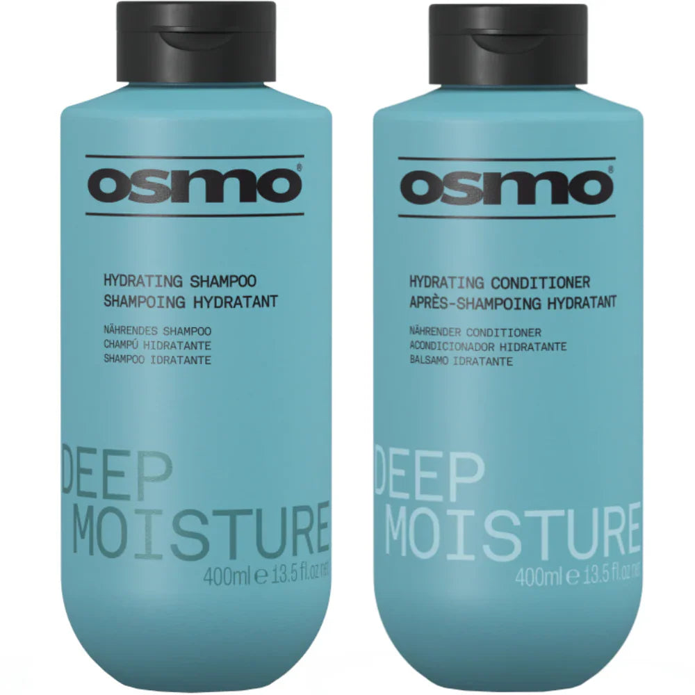 Osmo Deep Moisture Shampoo & Conditioner DUO- All Sizes - 400ml set of 2